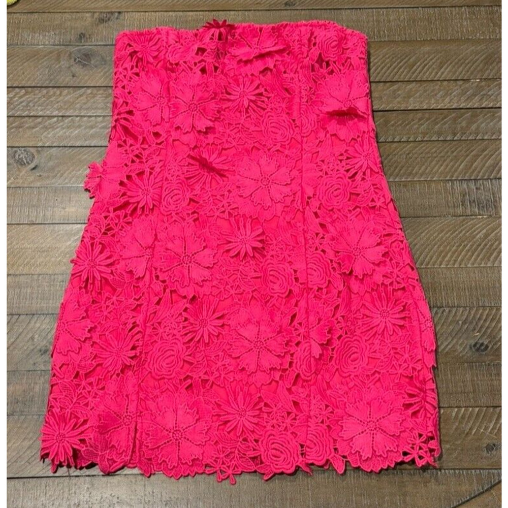VICI Madelyn Embroidered Floral Strapless MINI Dress -Worn Once- Women's Size L